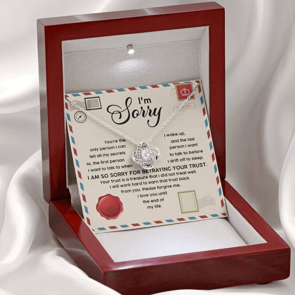 Sorry - The Only - Love Knot Necklace