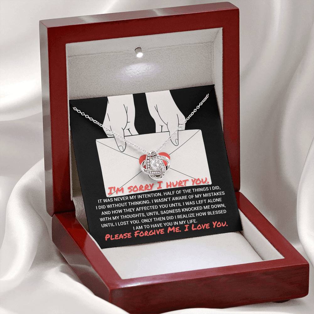 Sorry - Without Thinking - Love Knot Necklace