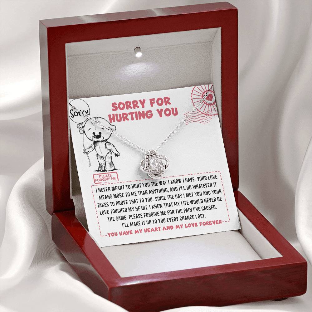 Sorry - Every Chance - Love Knot Necklace