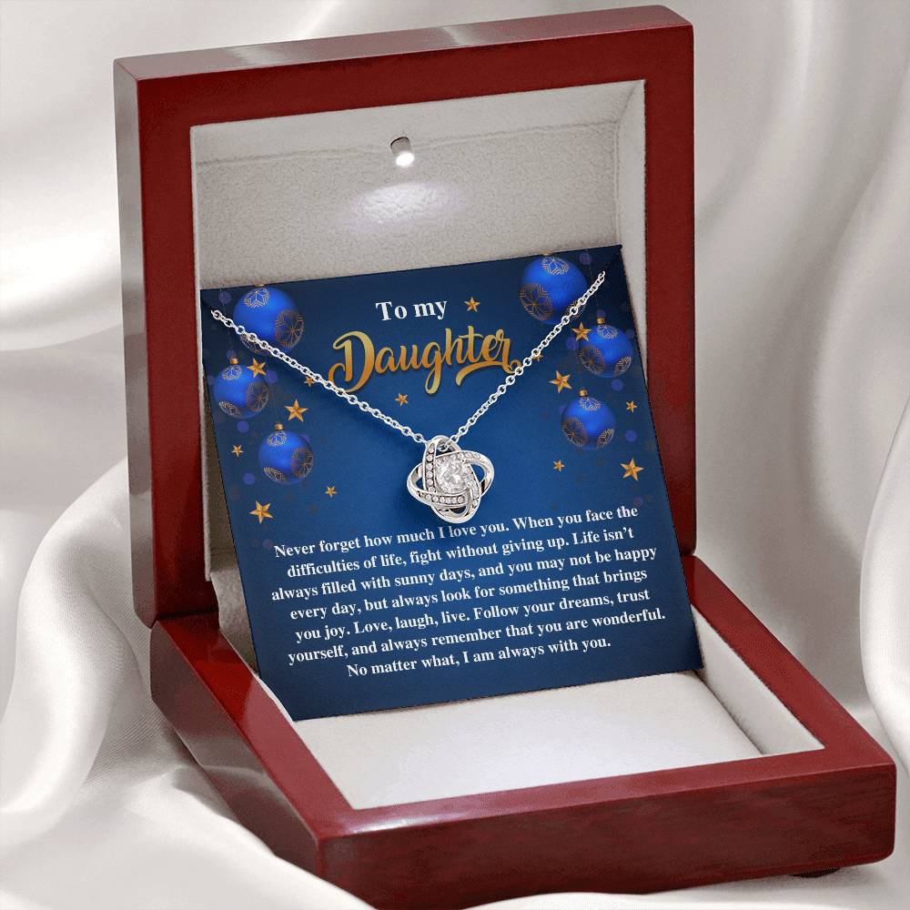 Daughter - Sunny Days - Love Knot Necklace
