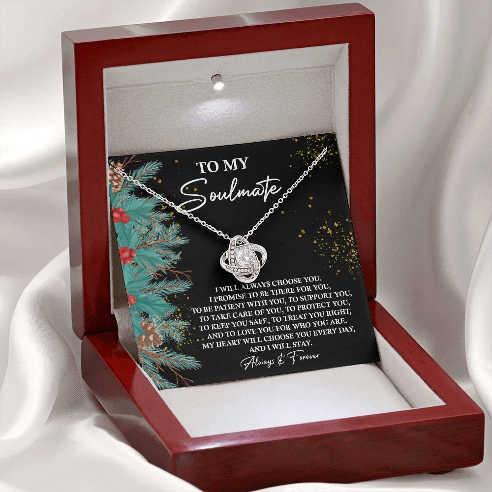 Soulmate - Treat You Right - Love Knot Necklace