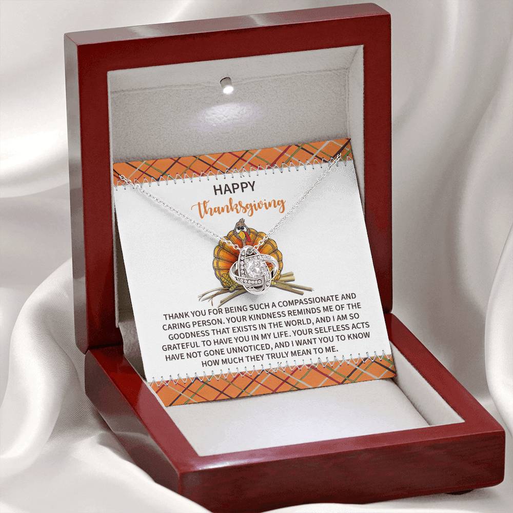 Thanksgiving - In My Life - Love Knot Necklace