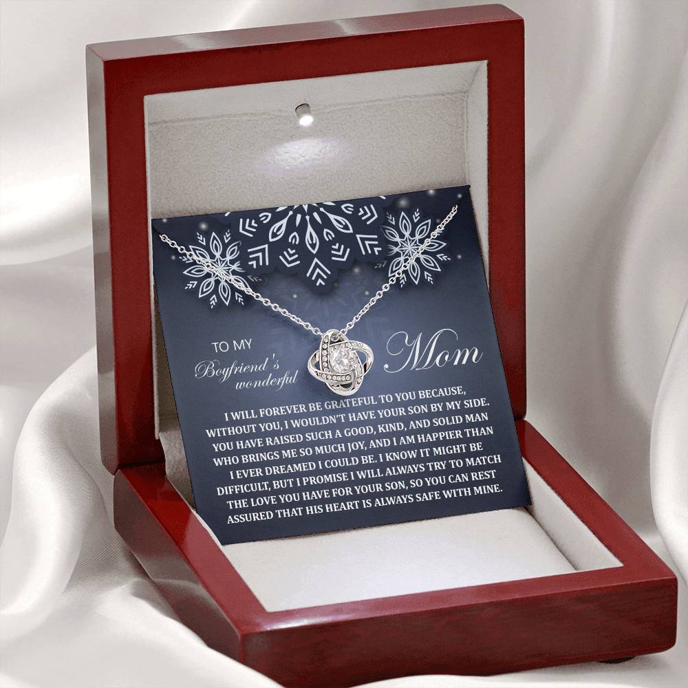 Boyfriend's Mom - By My Side - Love Knot Necklace