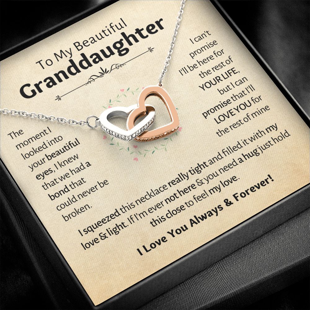 [ALMOST SOLD OUT] My Beautiful Granddaughter - Love & Light - Interlocking Hearts 15