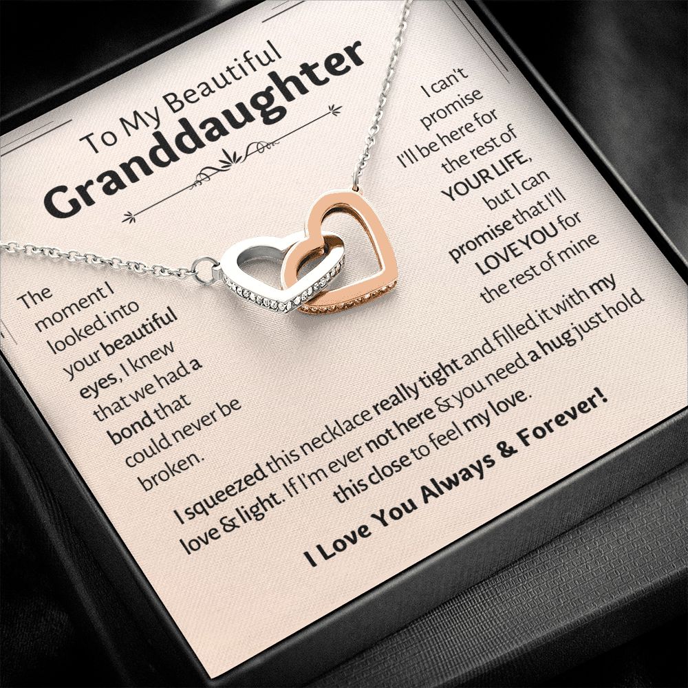 [ALMOST SOLD OUT] My Beautiful Granddaughter - Love & Light - Interlocking Hearts 14
