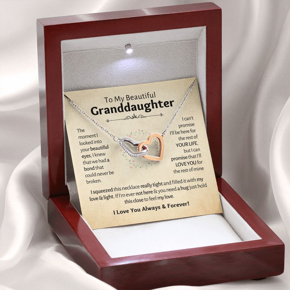 [ALMOST SOLD OUT] My Beautiful Granddaughter - Love & Light - Interlocking Hearts 15