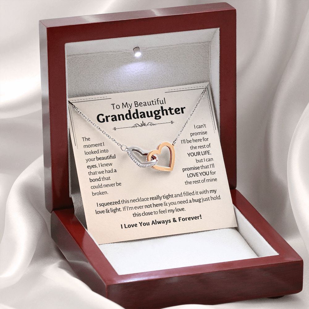 [ALMOST SOLD OUT] My Beautiful Granddaughter - Love & Light - Interlocking Hearts 14
