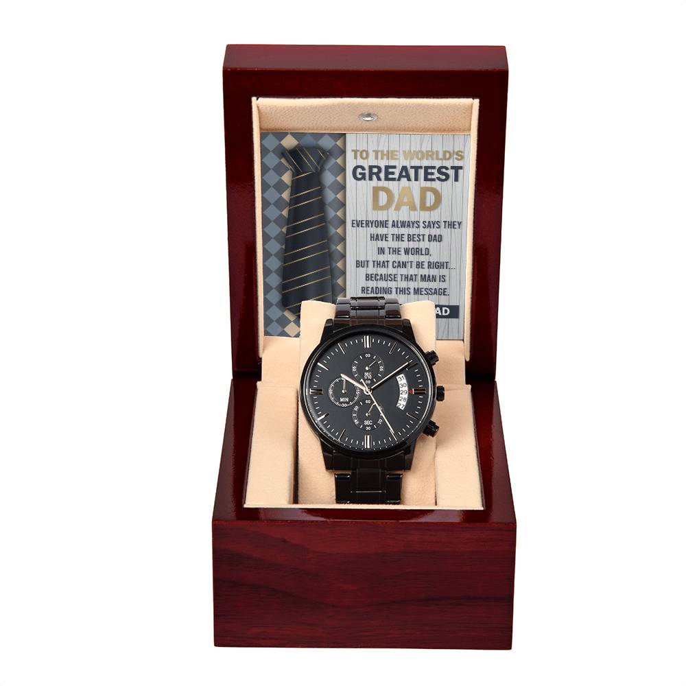 Dad - That Man - Metal Chronograph Watch