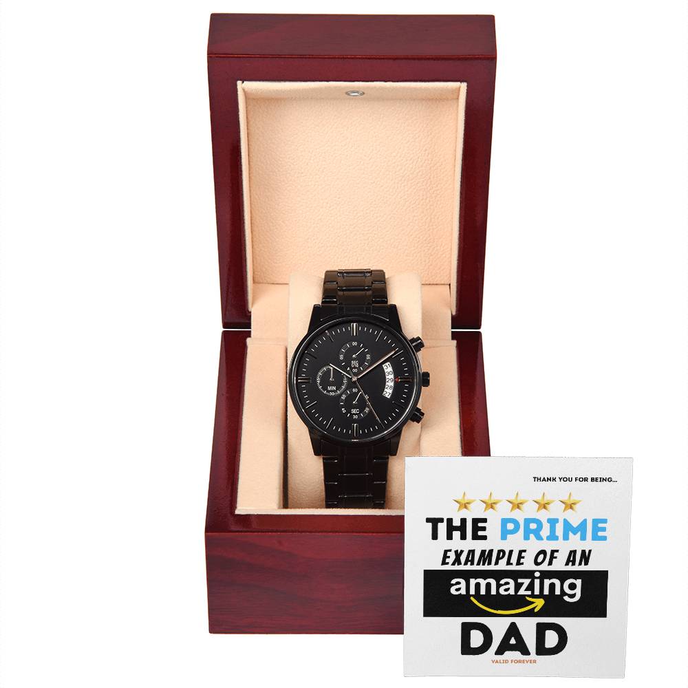 Dad - The Prime Example - Metal Chronograph Watch