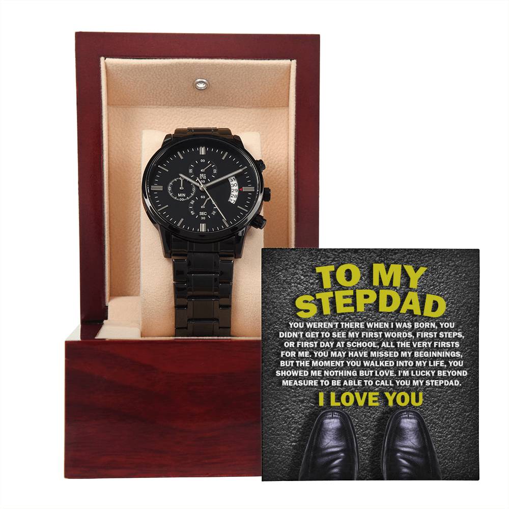 Stepdad - Nothing But Love - Metal Chronograph Watch