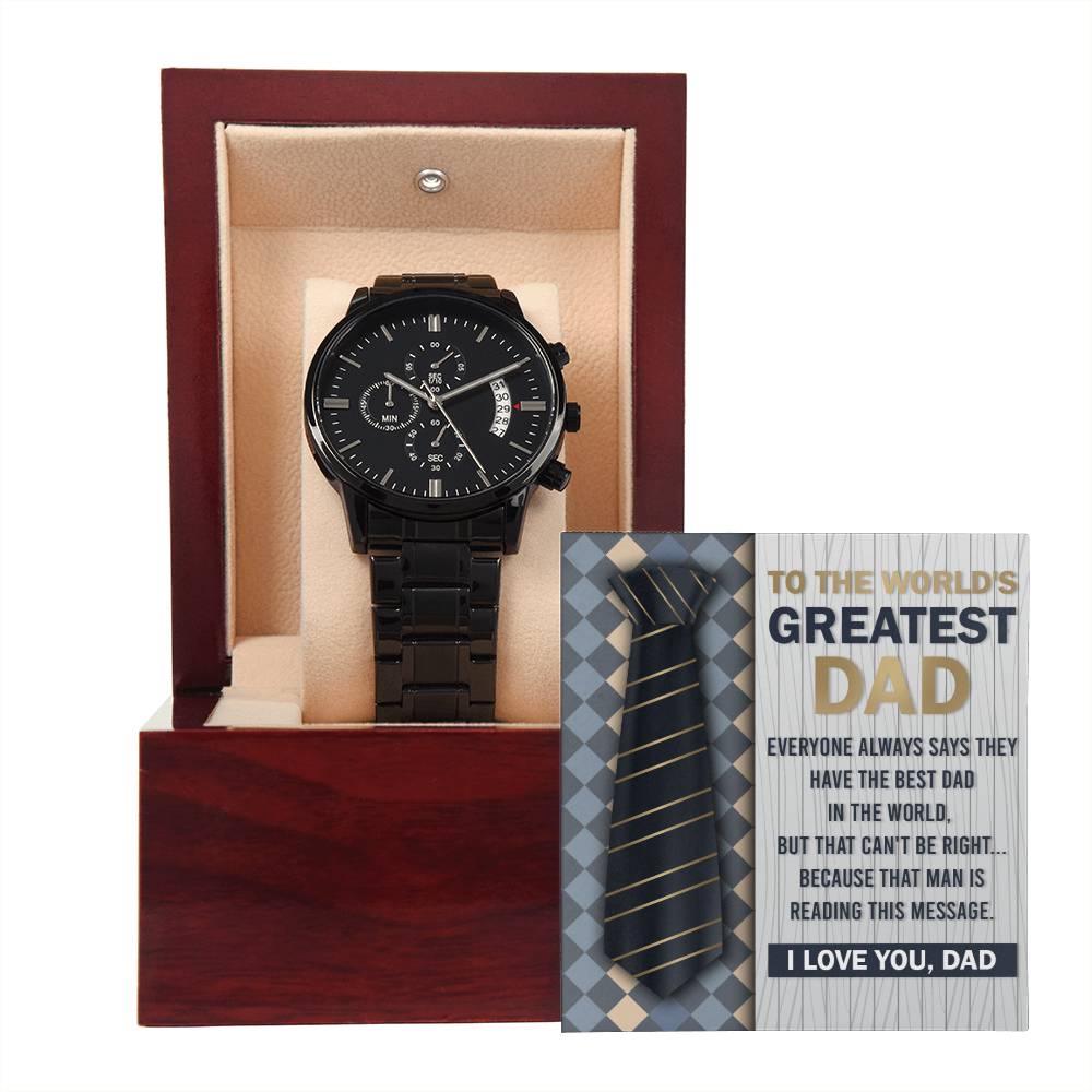 Dad - That Man - Metal Chronograph Watch