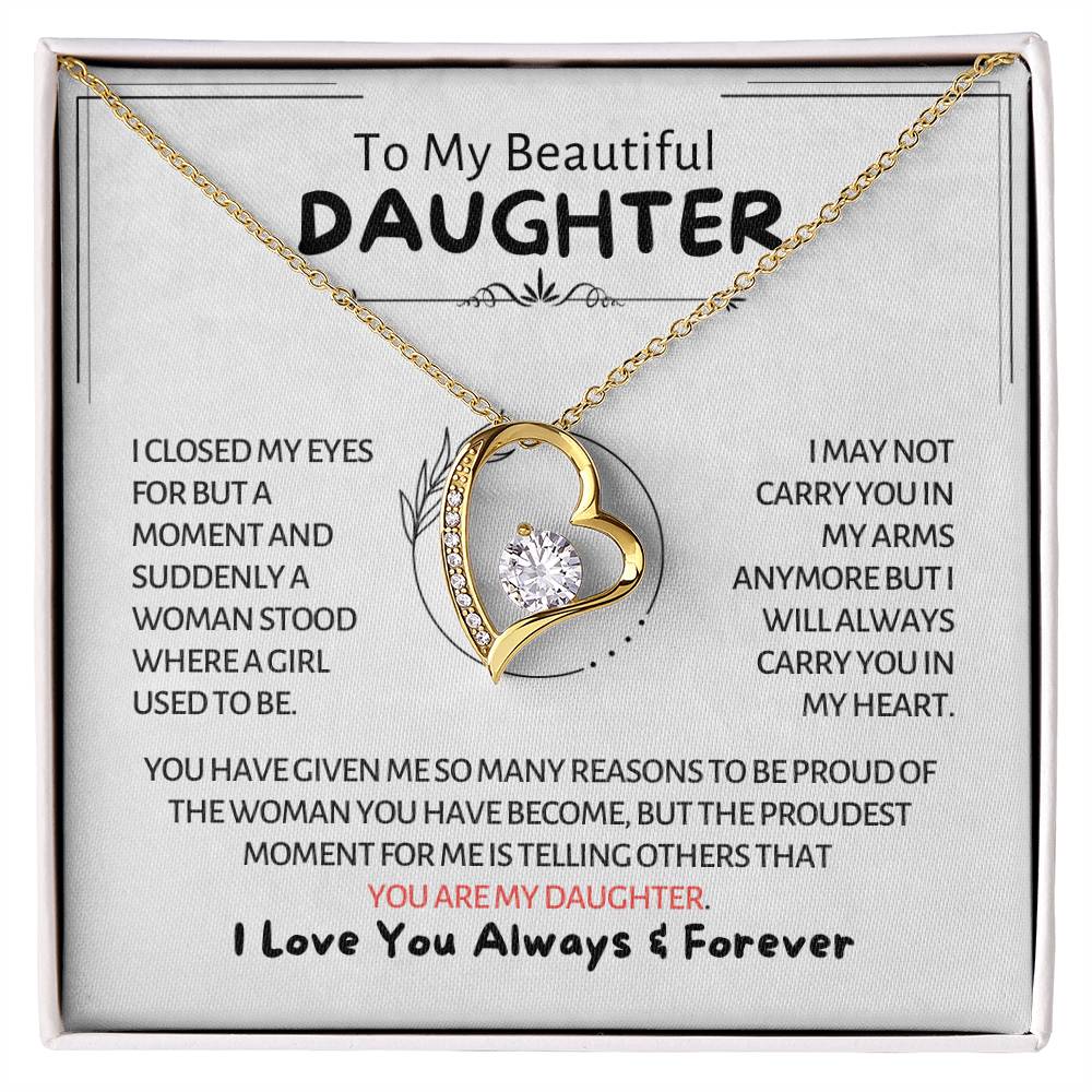To My Beautiful Daughter - Girl To Woman - Forever Love