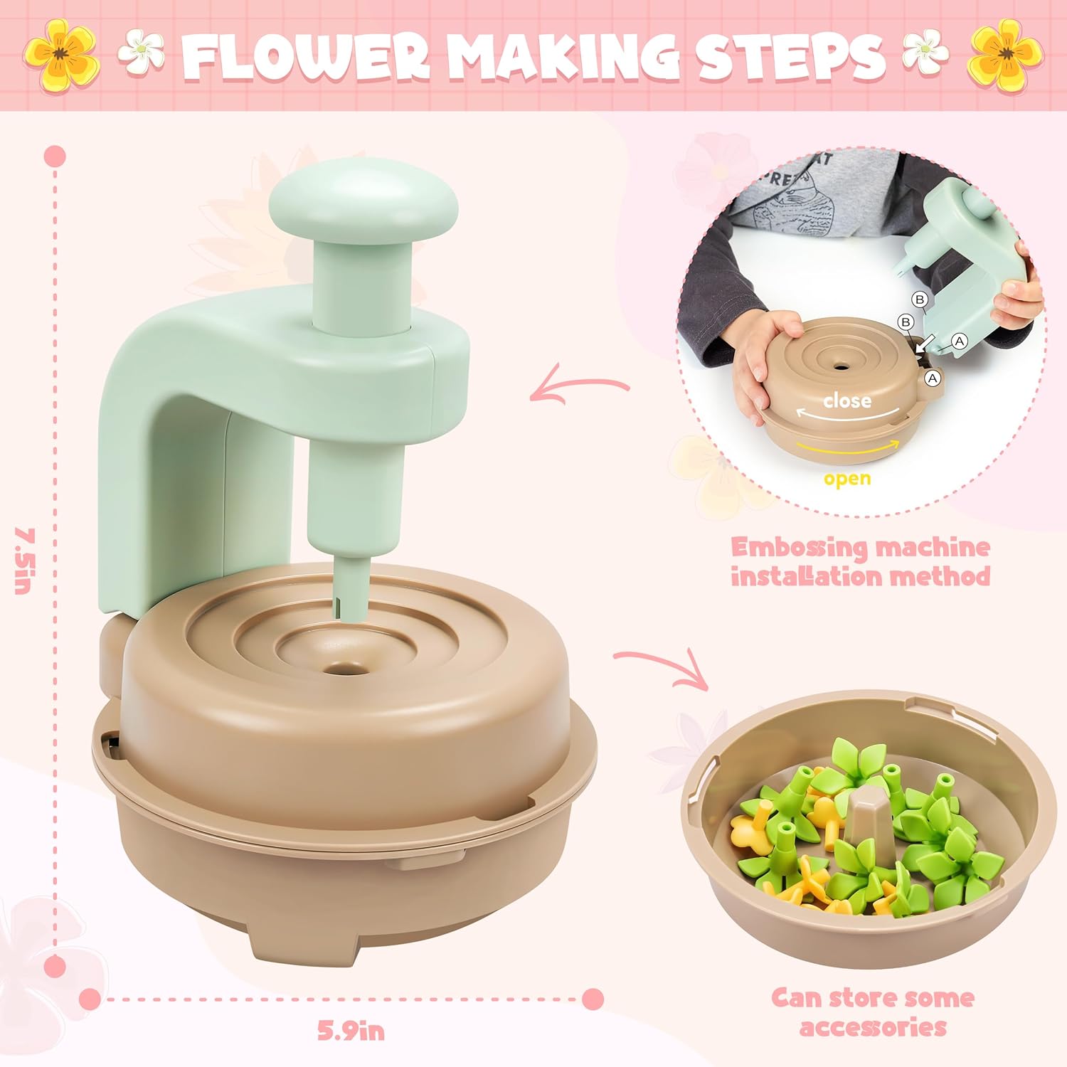 Auraplush™ Flower Garden – Creative Kit for Blooming Minds plush toy – Auraplush™