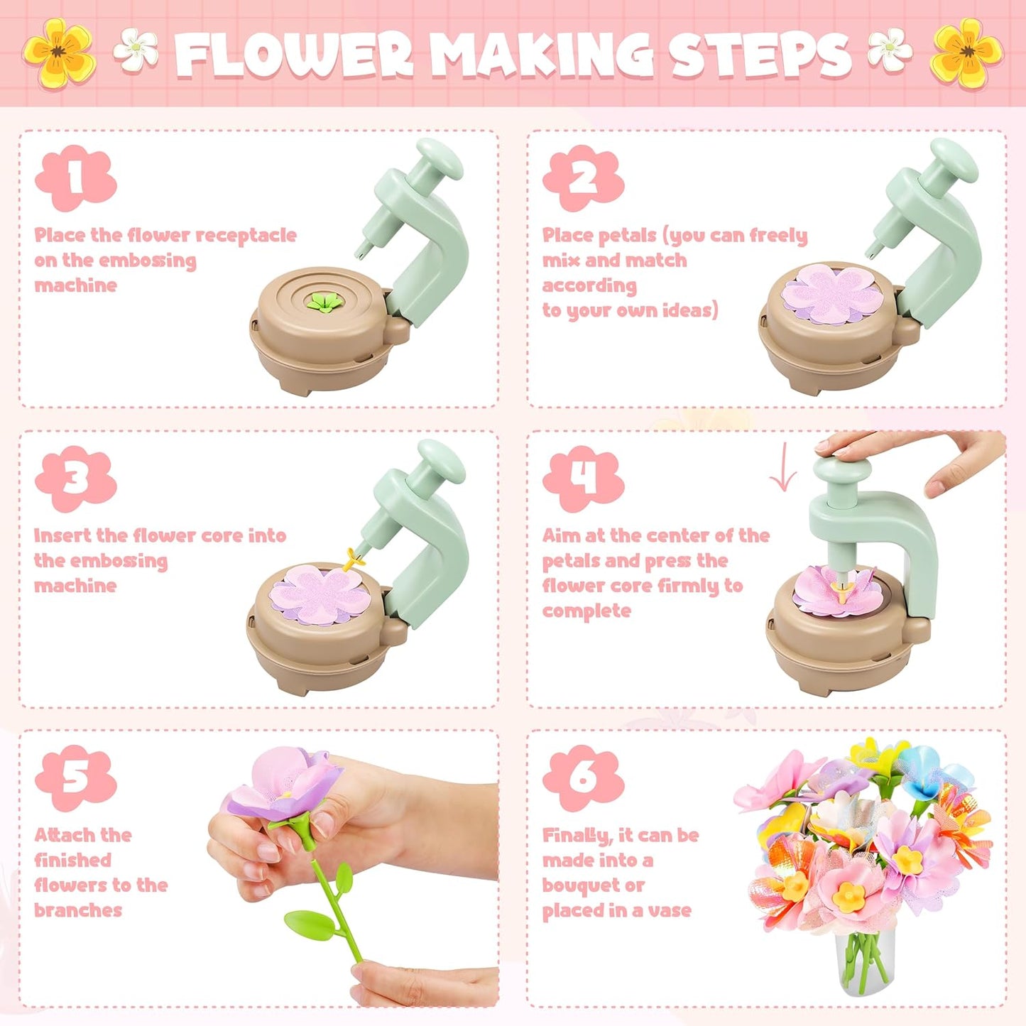 Auraplush™ Flower Garden – Creative Kit for Blooming Minds plush toy – Auraplush™
