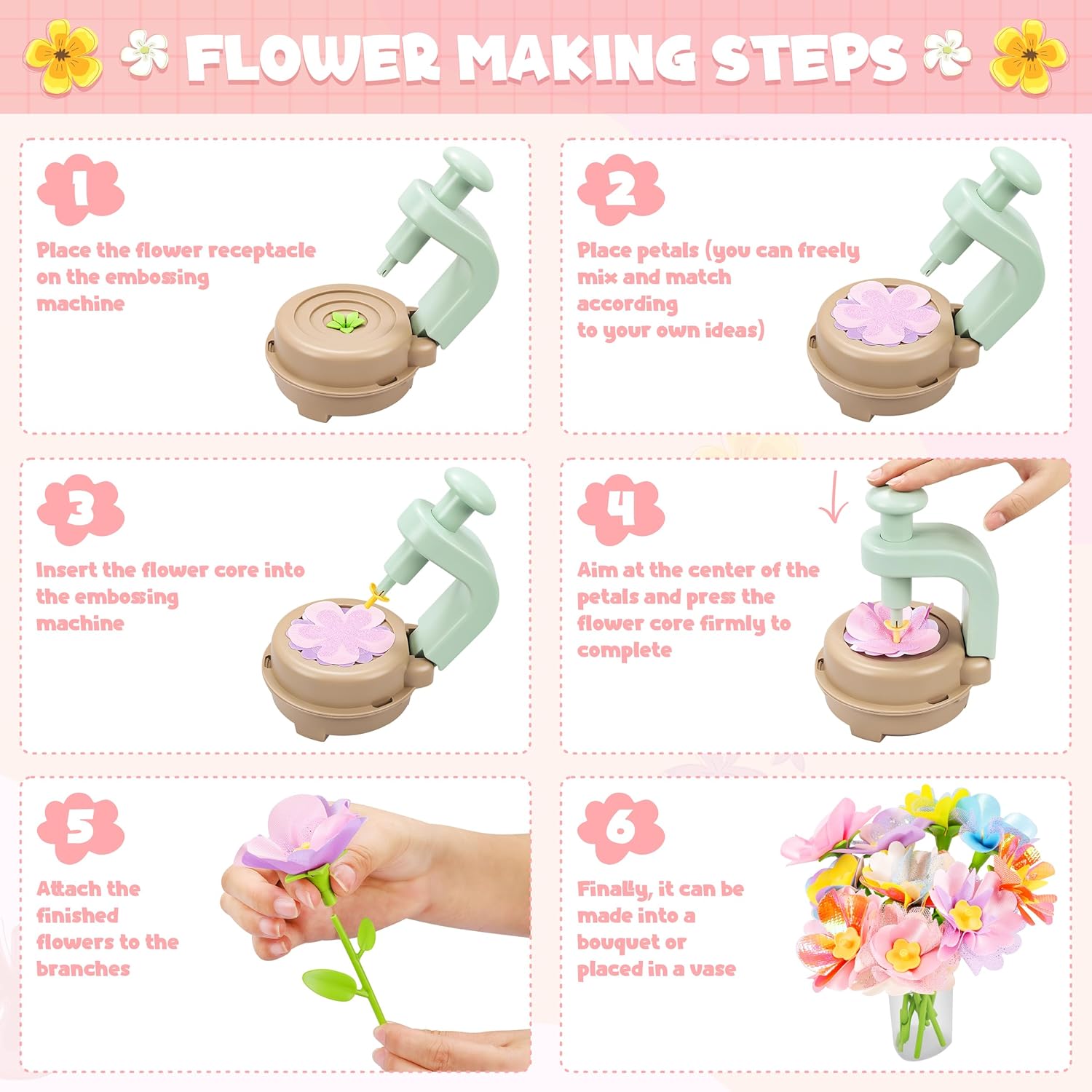 Auraplush™ Flower Garden – Creative Kit for Blooming Minds plush toy – Auraplush™