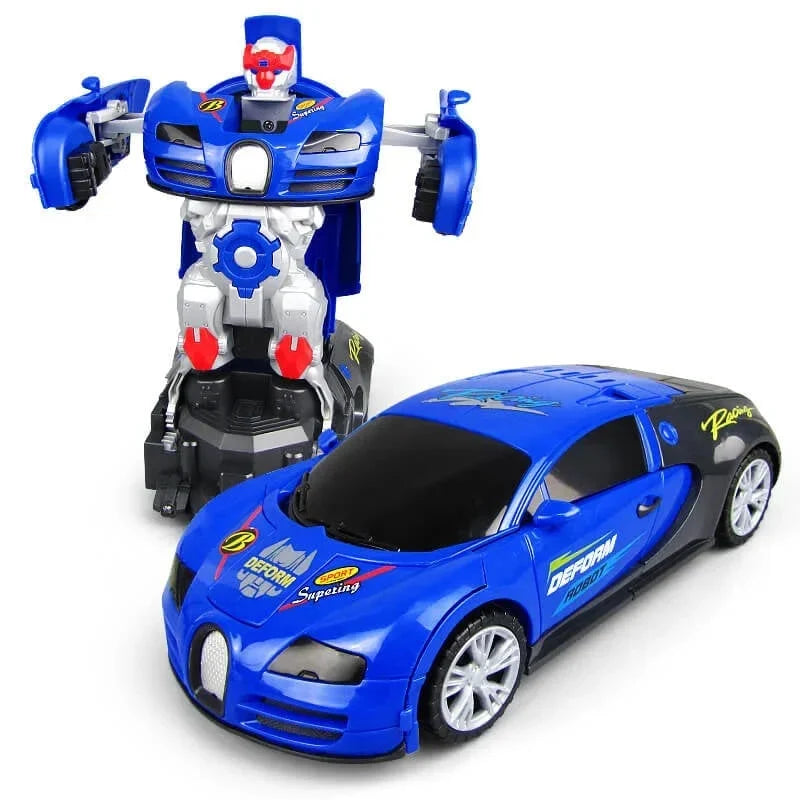Electric Universal Transforming Police Car Toy