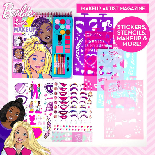 Barbie Style Studio Book – 130+ Stencils, 180+ Stickers & Pretend Makeup Magic! plush toy – Auraplush™