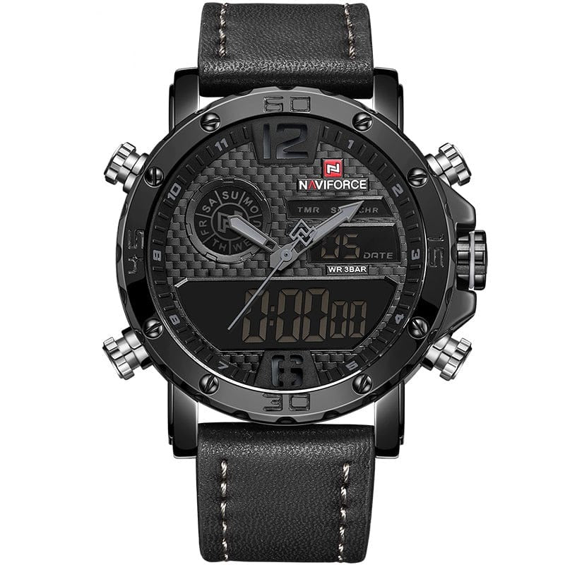 Quartz Digital Dual Wrist Watch