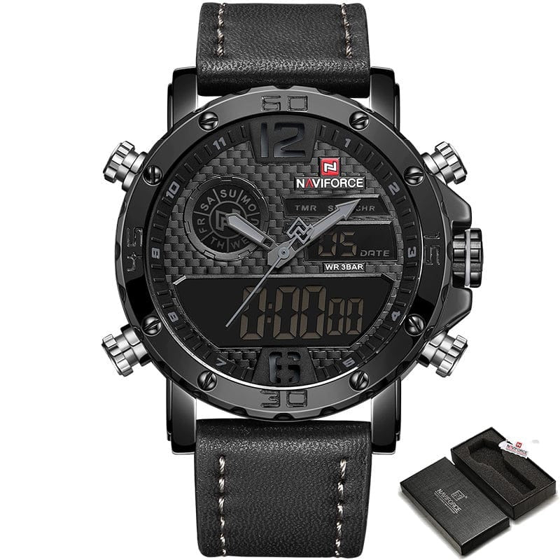 Quartz Digital Dual Wrist Watch