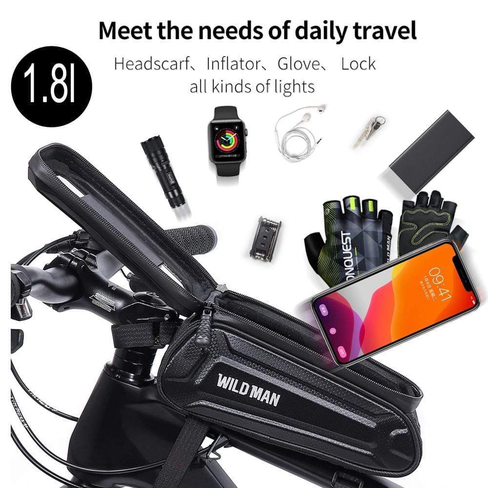 1.8L Frame Front Tube Cycling Bag