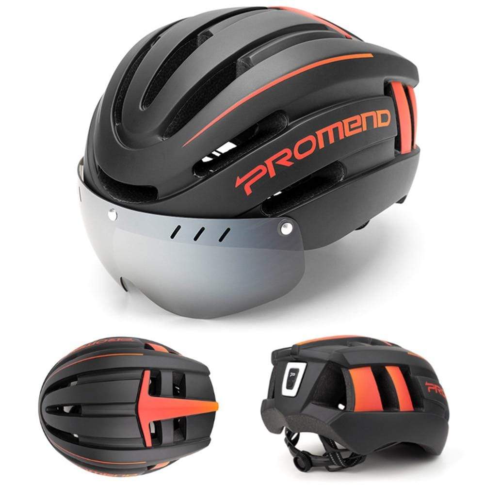 Intergrally-Molded Cycling Helmet