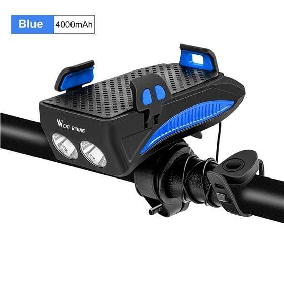 Multi-function Bike Light With Phone Holder