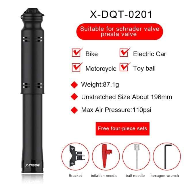 Bicycle Aluminum Alloy Portable Pump
