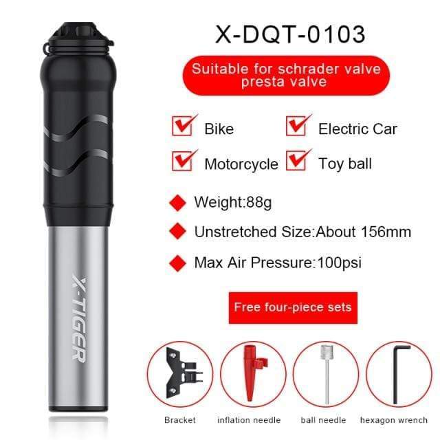 Bicycle Aluminum Alloy Portable Pump