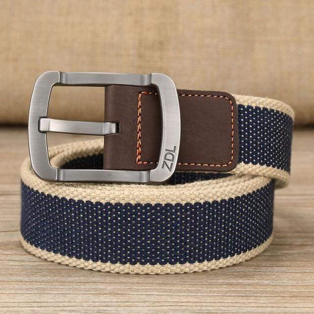 Metal Buckle Canvas Belt