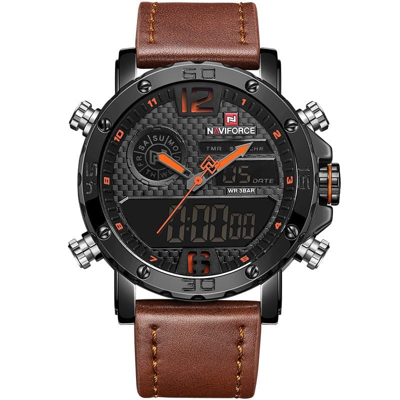 Quartz Digital Dual Wrist Watch