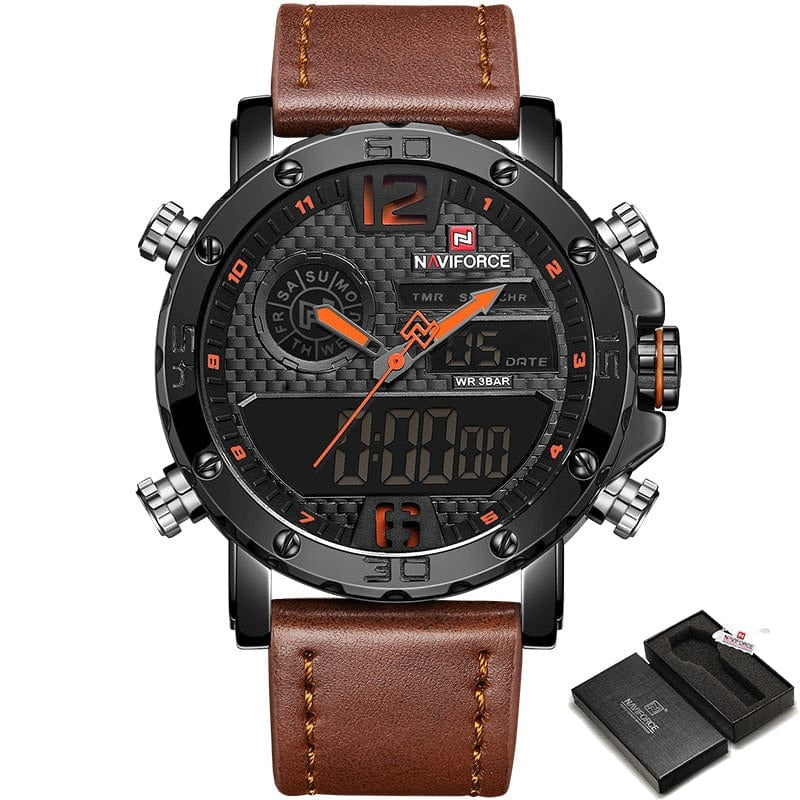Quartz Digital Dual Wrist Watch