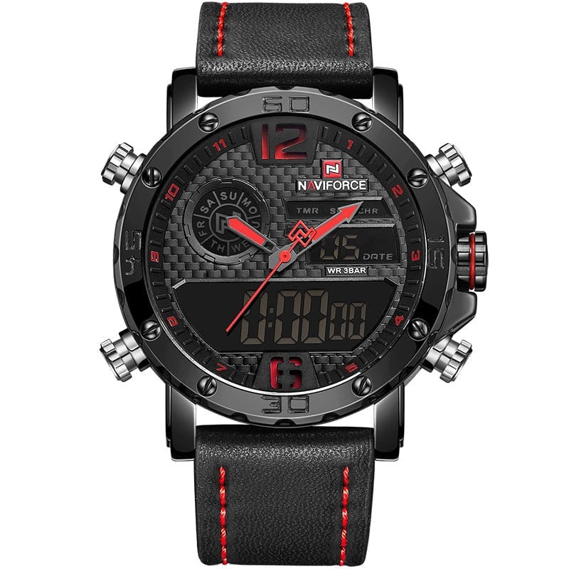 Quartz Digital Dual Wrist Watch