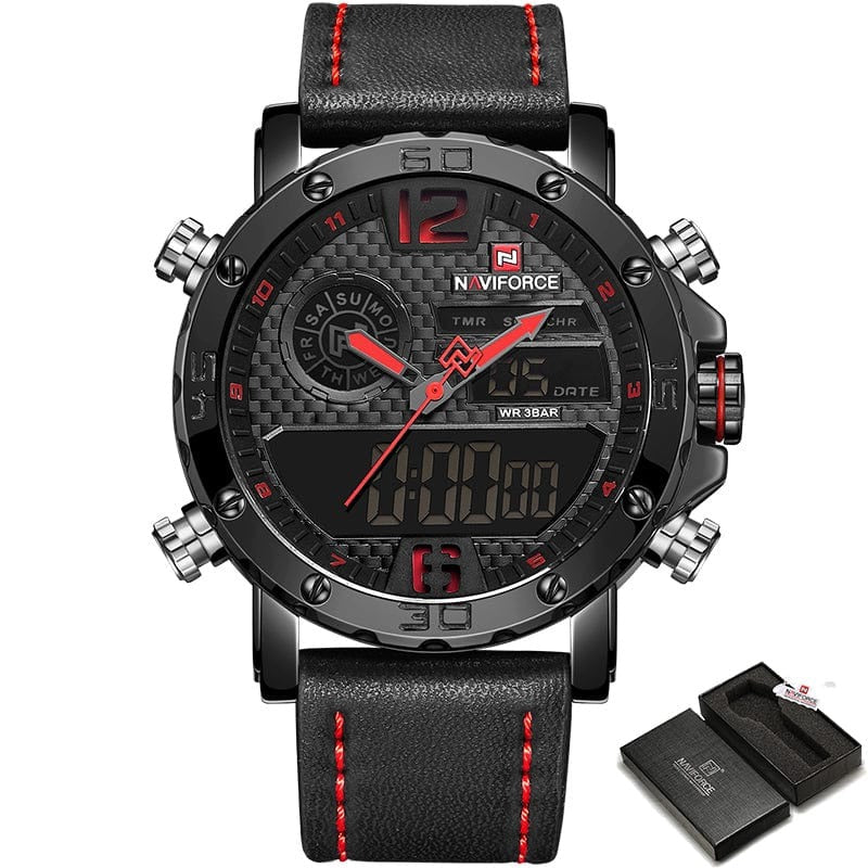 Quartz Digital Dual Wrist Watch