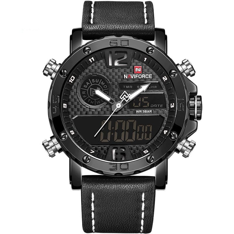 Quartz Digital Dual Wrist Watch