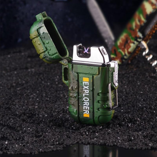 Waterproof USB Plasma Lighter For Outdoor Camping