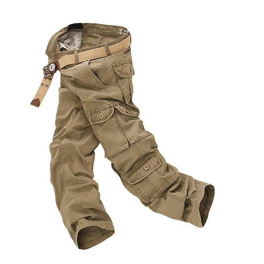 Cargo Pants Men Multi Pockets