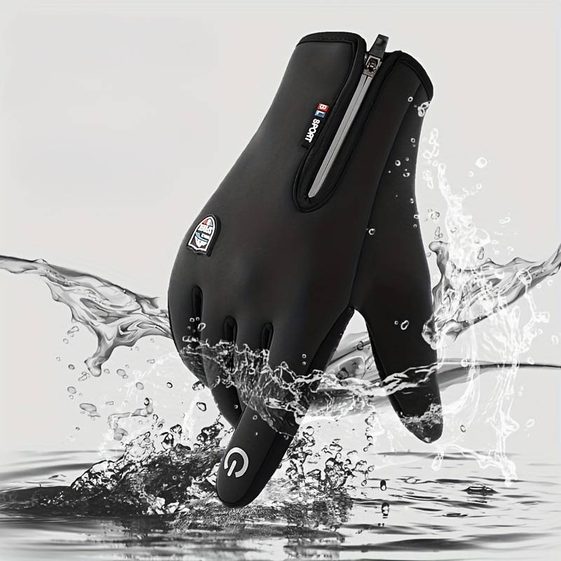 Outdoor Heated Gloves – Windproof, Waterproof, Plus Velvet Lining, USB Rechargeable, Touchscreen Winter Gloves