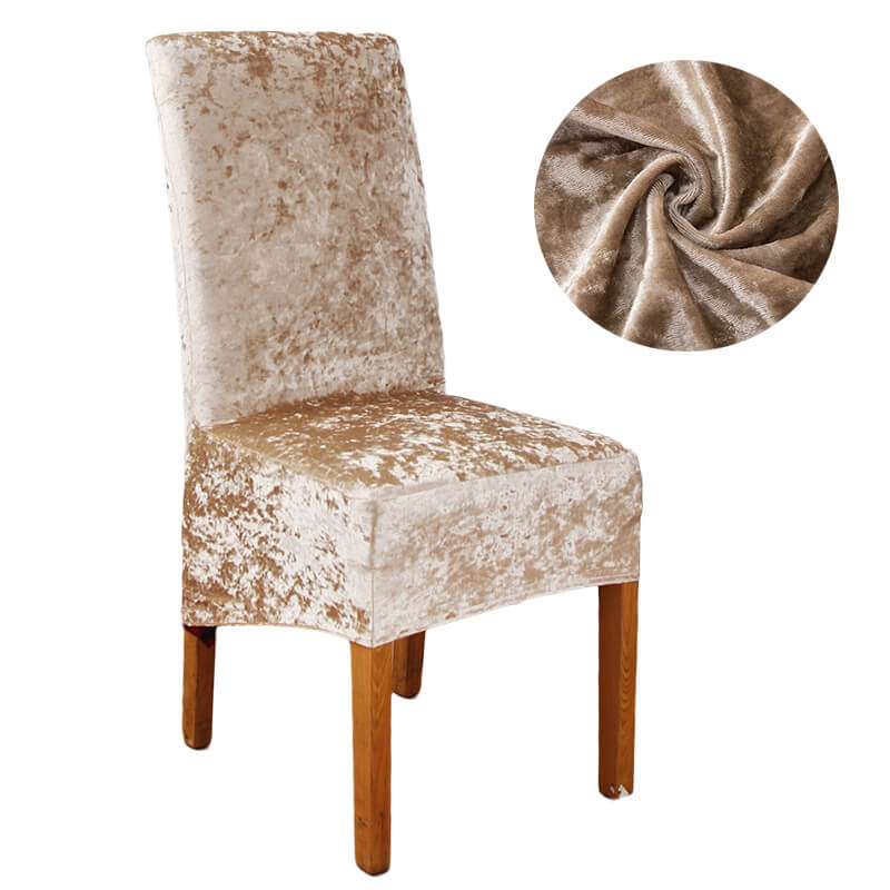 Stretch Crushed Velvet XL Chair Covers