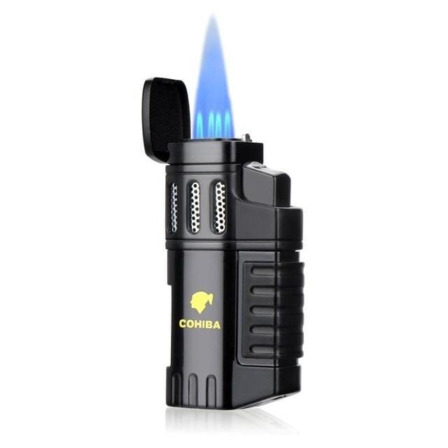 Portable 4 Torch Jet Flame Gas Lighter