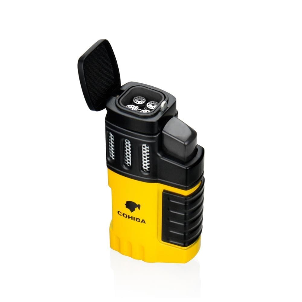 Portable 4 Torch Jet Flame Gas Lighter