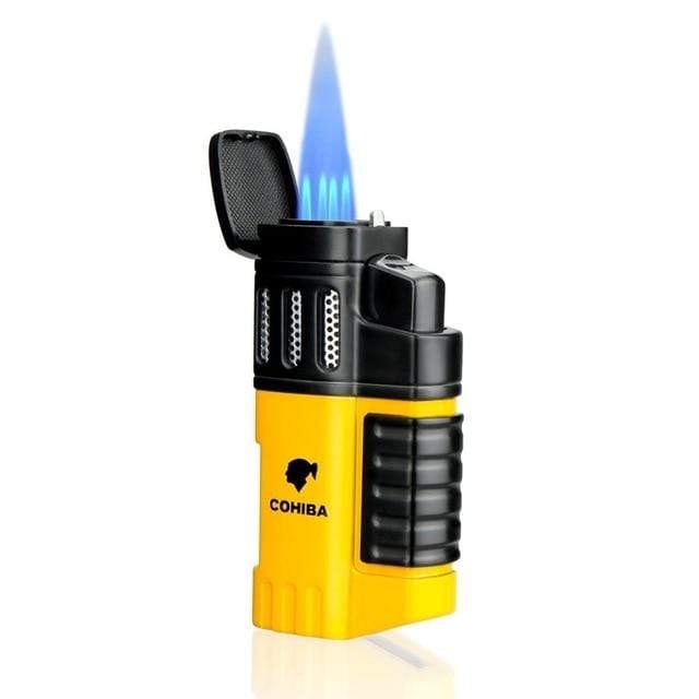 Portable 4 Torch Jet Flame Gas Lighter