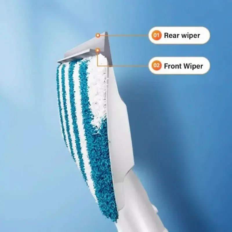 CleanView 3-in-1 Window Wiper – Integrated Spray, Microfiber Cleaning, and Streak-Free Shine