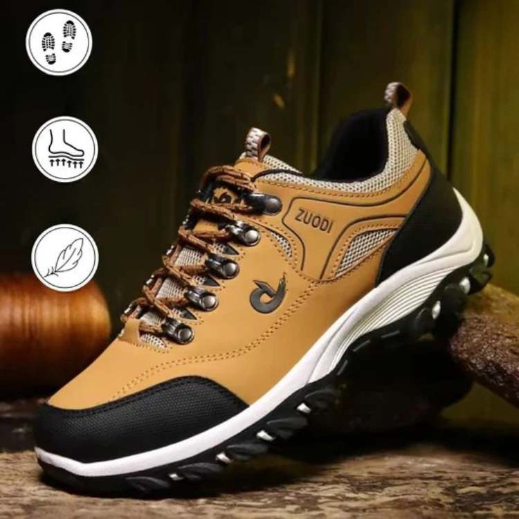 Hiking Shoes – Lightweight, Arch Support, Breathable, Anti-Slip, Pain Relief Walking Shoes for Men