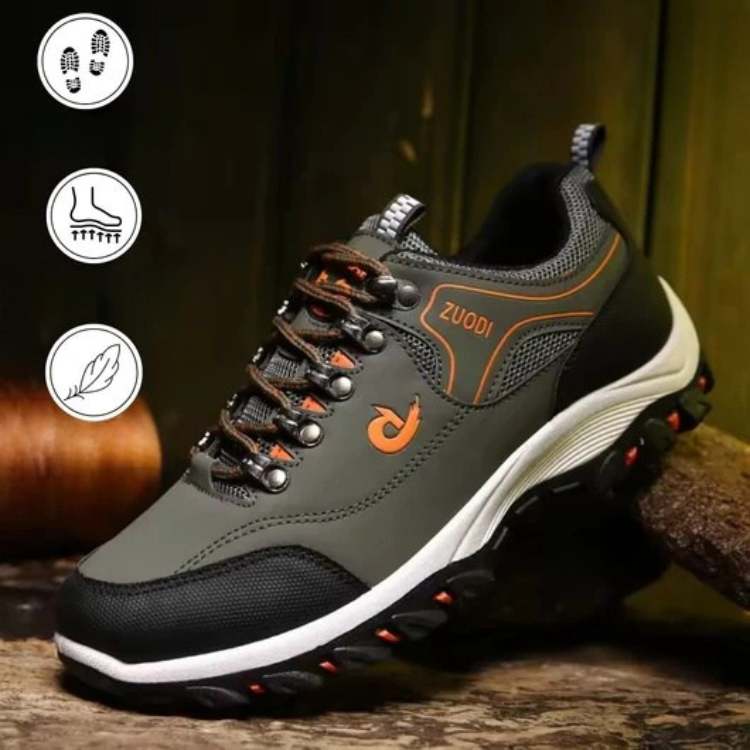 Hiking Shoes – Lightweight, Arch Support, Breathable, Anti-Slip, Pain Relief Walking Shoes for Men