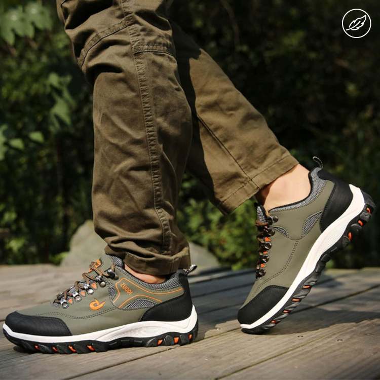 Hiking Shoes – Lightweight, Arch Support, Breathable, Anti-Slip, Pain Relief Walking Shoes for Men
