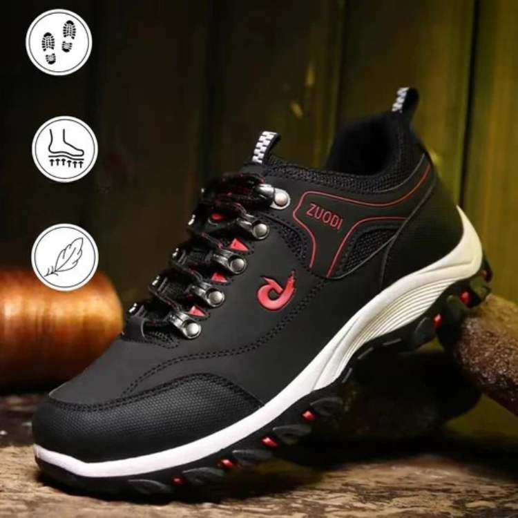 Hiking Shoes – Lightweight, Arch Support, Breathable, Anti-Slip, Pain Relief Walking Shoes for Men