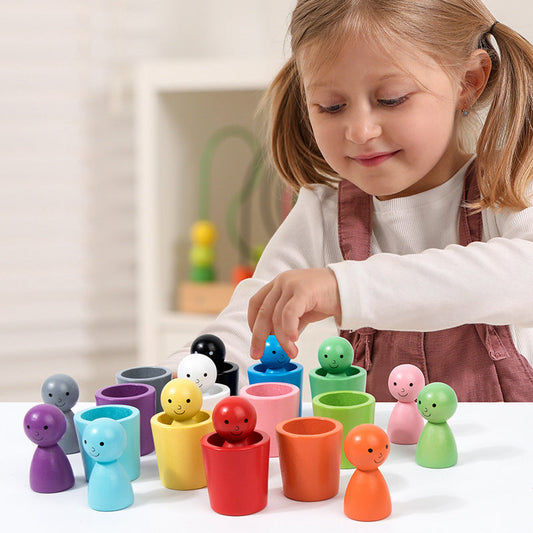 Wooden Colour Sorting Educational Toy