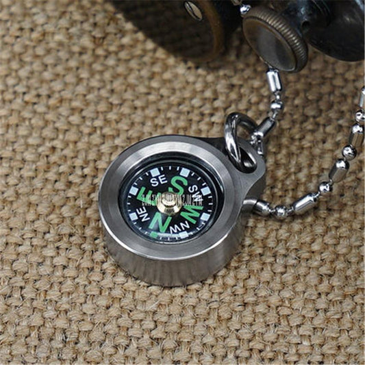Portable titanium alloy/Brass Pocket Golden Compass