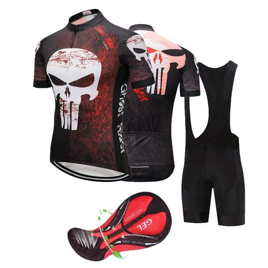 Skull Cycling Jersey Set