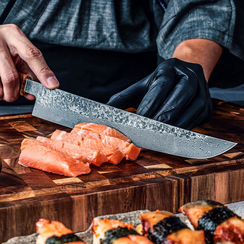 Yanagi Series – 27CM Damascus Sashimi Knife